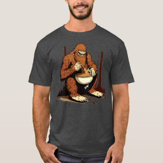 Eating Ramen Bigfoot T-Shirt