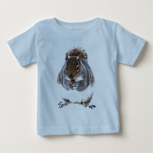 Eating Squirrel Baby T_Shirt