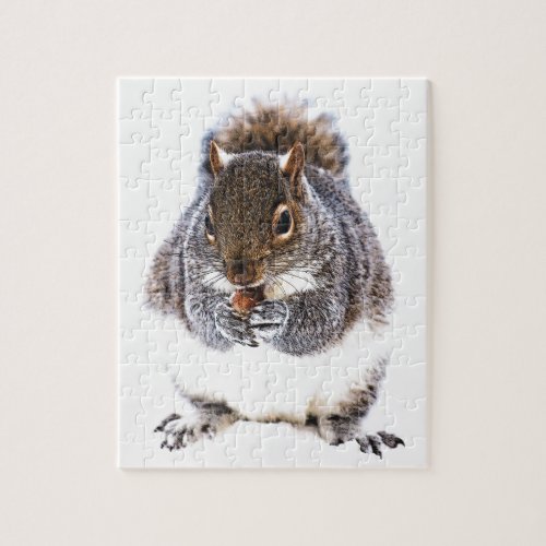 Eating Squirrel Jigsaw Puzzle