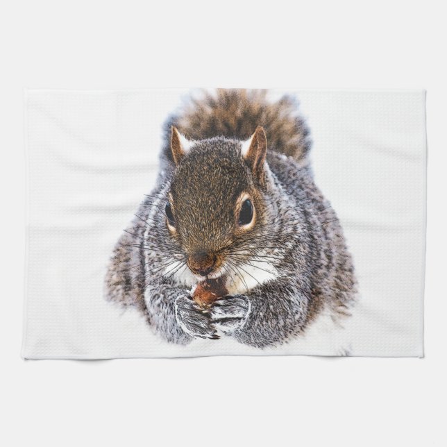 Eating Squirrel Towel (Horizontal)
