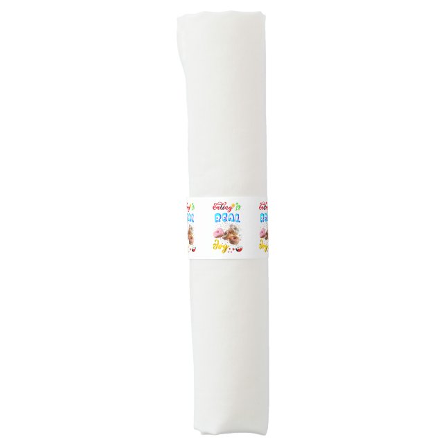 Eating Tableware Is Real Joy Napkin Bands (Front)