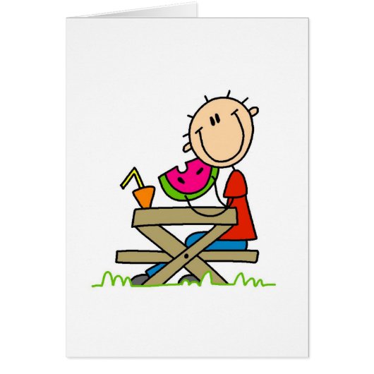 Eating Watermelon Cards (Front)