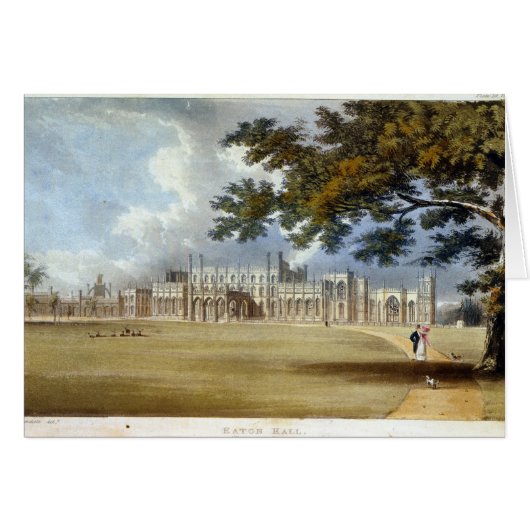 Eaton Hall, Entrance Front, from Ackermann's 'Repo (Front Horizontal)