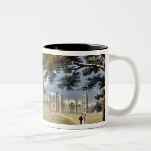 Eaton Hall Entrance Front from Ackermanns Repo Two_Tone Coffee Mug
