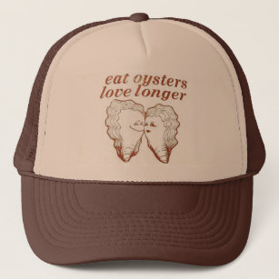 Eats Oysters Love Longer Mesh Trucker Hat Cap