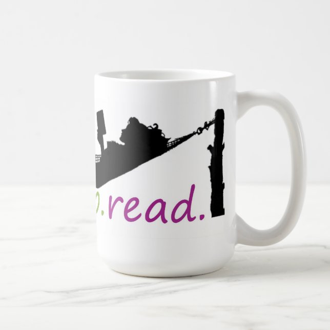 eatsleepread coffee mug (Right)