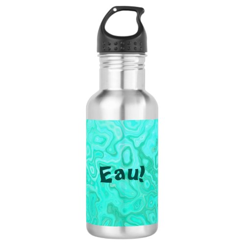 Eau Aqua Splash Water Design Water Bottle