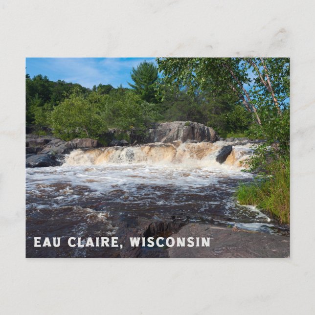 Eau Claire, Wisconsin Postcard (Front)