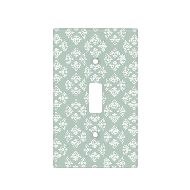 Eau de Nil Bath Decor Light Switch Cover (Front)