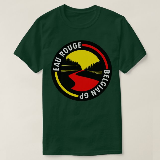 Eau Rouge Belgian GP Design T-Shirt (Design Front)