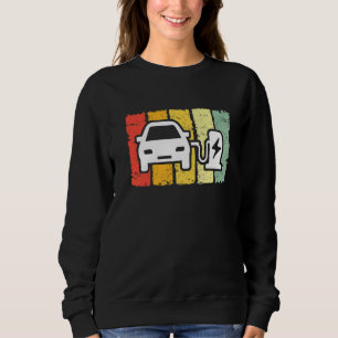 Eauto Electric Car Electric Car Driver Electric Ca Sweatshirt