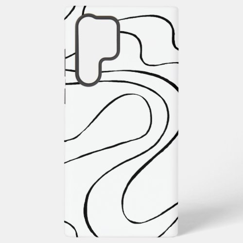 Ebb and Flow 2 _ Black and White Samsung Galaxy S22 Ultra Case