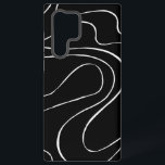 Ebb and Flow 2 - Black on White Samsung Galaxy S22 Ultra Case<br><div class="desc">Ebb and Flow 2 - Black on White</div>