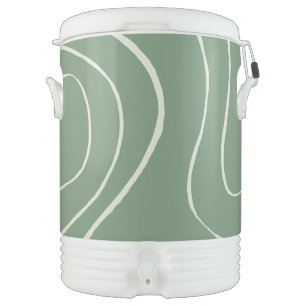 Ebb and Flow 2 in Green Beverage Cooler