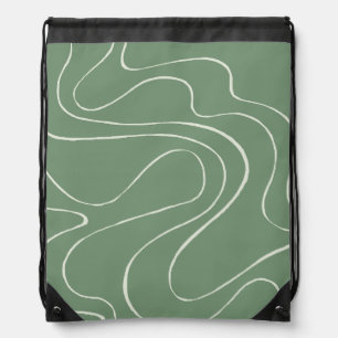 Ebb and Flow 2 in Green Drawstring Bag