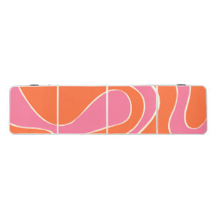 Ebb and Flow 2 in Pink, Orange and Cream Beer Pong Table