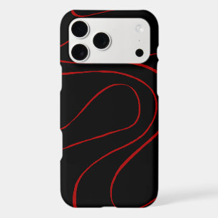 Ebb and Flow 2 in Red and Black Iphone 18 Pro Max Case