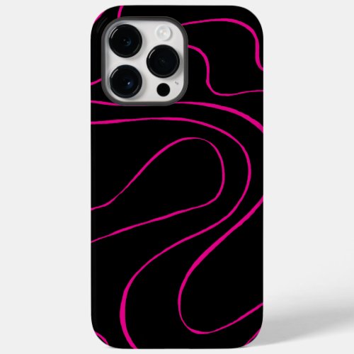 Ebb and Flow 2 _ Magenta and Black Case_Mate iPhone 14 Pro Max Case