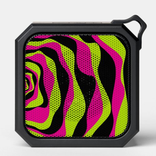 Ebb and Flow 4 in Lime Green Hot Pink and Black Bluetooth Speaker