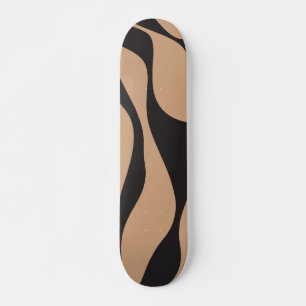 Ebb and Flow 4 in Tan and Black Skateboard