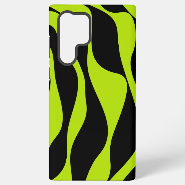 Ebb and Flow 4 - Lime Green Samsung Galaxy Case (Back)