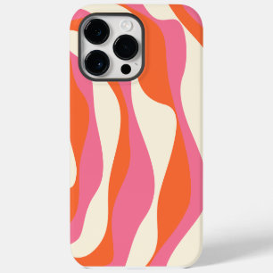 Ebb and Flow 4 - Pink, Orange and Cream iPhone 14 Pro Max Case