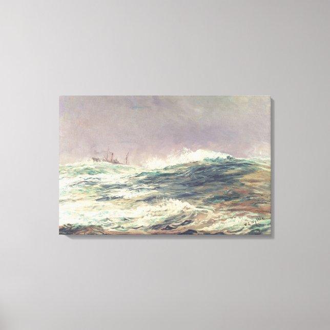 Ebb Tide, Long Reach, 1881 Canvas Print (Front)