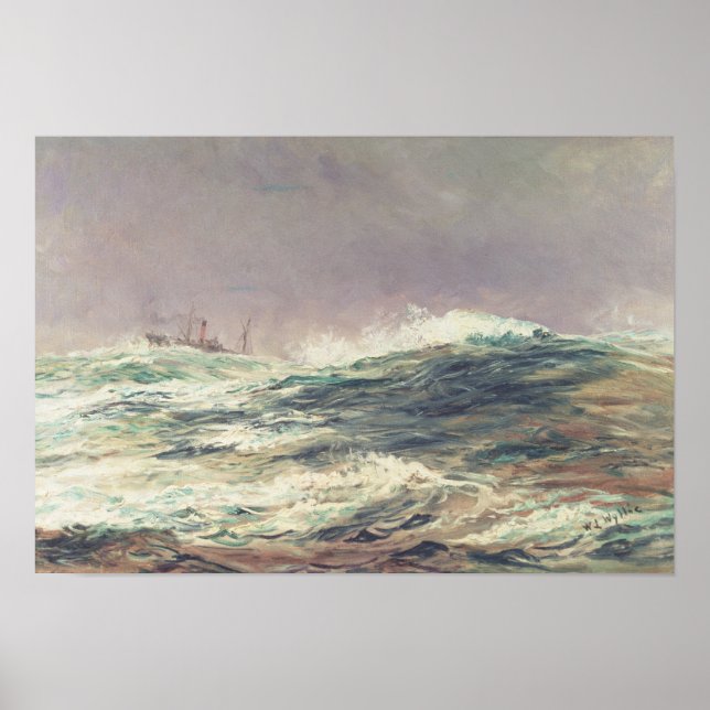 Ebb Tide, Long Reach, 1881 Poster (Front)