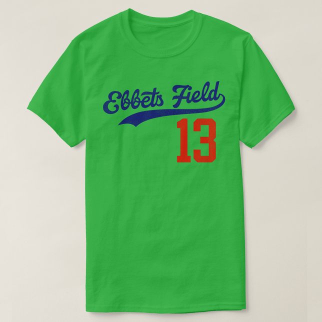 Ebbets Field Defunct Baseball Stadium Est 1913 T-Shirt (Design Front)