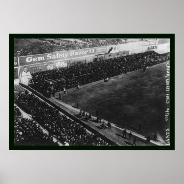 Ebbets Field Dodgers Baseball 1920 Poster (Front)