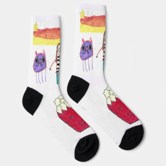 Ebby with her pet socks