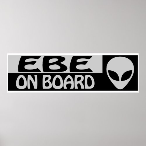EBE ON BOARD POSTER