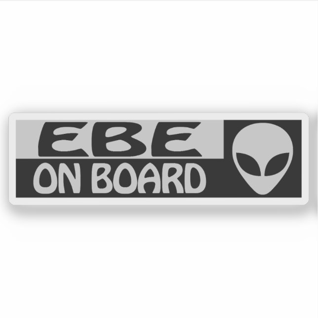 EBE ON BOARD STICKER (Front)