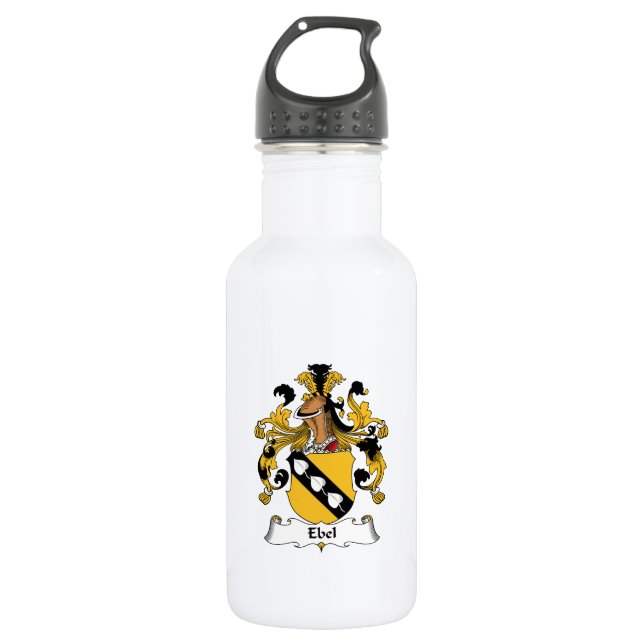 Ebel Family Crest Water Bottle (Front)