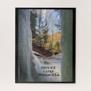 EBEN ICE CAVES MICHIGAN U.S.A. JIGSAW PUZZLE