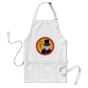 Ebenezer Scrooge Bah! Humbug! Adult Apron