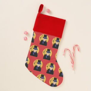 Ebenezer Scrooge Bah! Humbug! Christmas Stocking