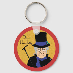 Ebenezer Scrooge Bah! Humbug! Keychain