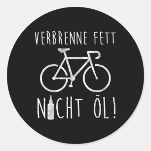 Ebike Cyclist Bicycle Commuter Environmental Prote Classic Round Sticker