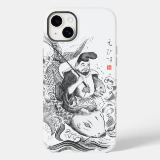 Ebisu - God of Fishing & Commerce (ink painting) Case-Mate iPhone 14 Plus Case