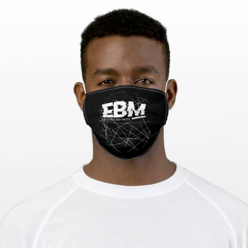 EBM ELECTRONIC BODY MUSIC DESIGN DARK WAVES ADULT CLOTH FACE MASK