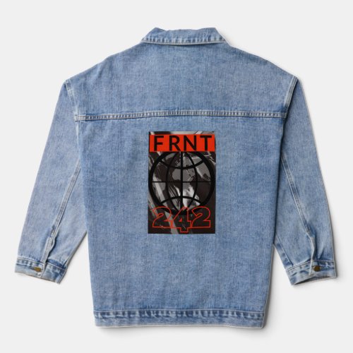Ebm_Front Electronic Body Music Pro_Frnt_242  Denim Jacket