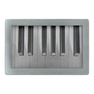 Ebony and Ivory Belt Buckle