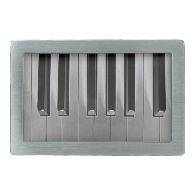 Ebony and Ivory Belt Buckle (Front)