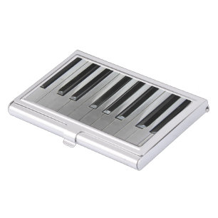 Ebony and Ivory Business Card Case