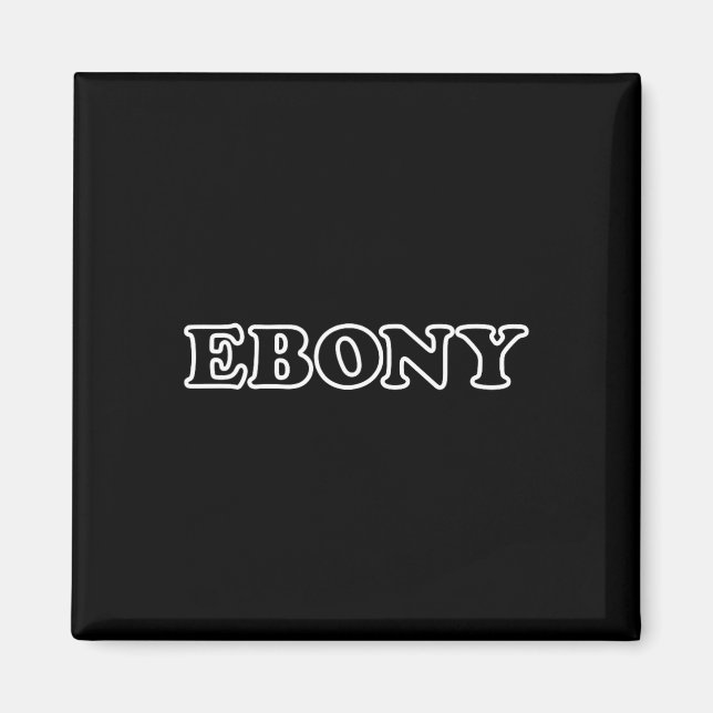 EBONY AND IVORY COSTUME FOR COUPLES HALLOWEEN ADUL MAGNET (Front)