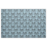 Ebony Blue Parisian Damask Pattern Fabric