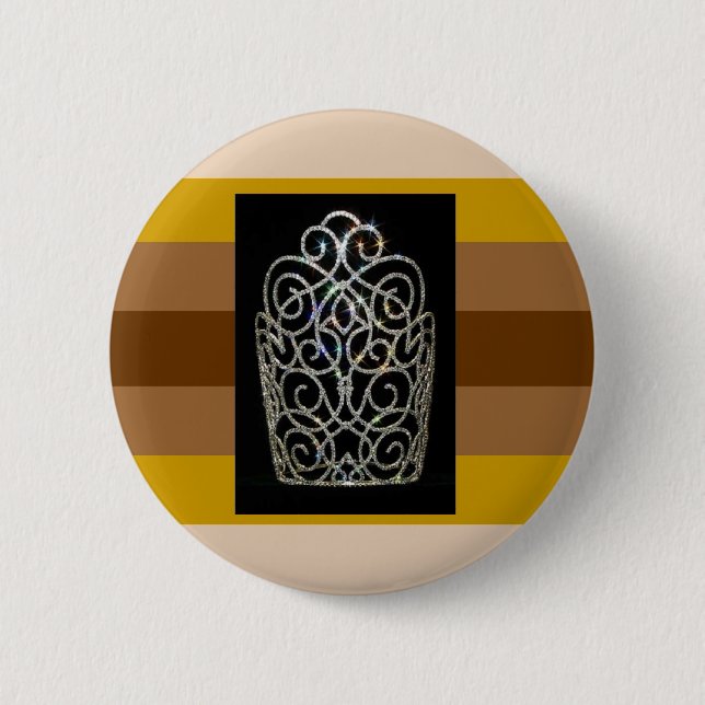Ebony Diva Pride Pinback Button (Front)