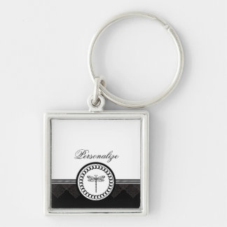 Ebony Dragonfly Emblem Keychain