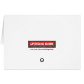 Ebony Elegant Sketched Merry & Bright Photo (Back Horizontal)